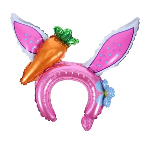 CAXUSD Dekorationen Für Party 20 Stück Aufblasbares Stirnband Karotte Osterballon Hase Haarband Für Ankleidespiele CAXUSD Dekorationen Für Party 20 Stück Aufblasbares Stirnband Karotte Osterballon Hase Haarband Für Ankleidespiele von CAXUSD