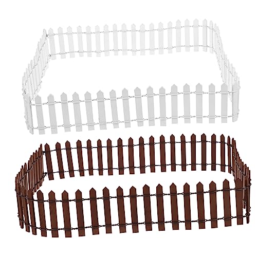CAXUSD 2Stücke Mini DIY Miniature Gartenzaun für Puppenhaus und Mini Szenen Einsetzbar für Bastelfans Dekoration CAXUSD 2Stücke Mini DIY Miniature Gartenzaun für Puppenhaus und Mini Szenen Einsetzbar für Bastelfans Dekoration von CAXUSD