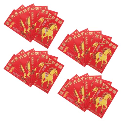 CAXUSD 300 Stück Chinesische Rote Geldumschläge Hong Bao für Jahr Des Pferdes Kreative Neujahrsumschläge für Frühlingsfest Hochzeiten und Geburtstage CAXUSD 300 Stück Chinesische Rote Geldumschläge Hong Bao für Jahr Des Pferdes Kreative Neujahrsumschläge für Frühlingsfest Hochzeiten und Geburtstage von CAXUSD