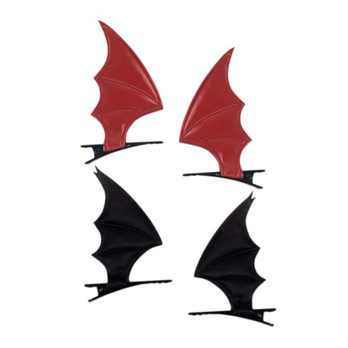 CAXUSD 4 Stück Fledermausflügel Haarspange Halloween-cosplay-haarspangen Halloween -party -dekorationen Halloween-kugeln Halloween-clip Halloween-klauenclip Fledermaus Haarspange Pu CAXUSD 4 Stück Fledermausflügel Haarspange Halloween-cosplay-haarspangen Halloween -party -dekorationen Halloween-kugeln Halloween-clip Halloween-klauenclip Fledermaus Haarspange Pu von CAXUSD