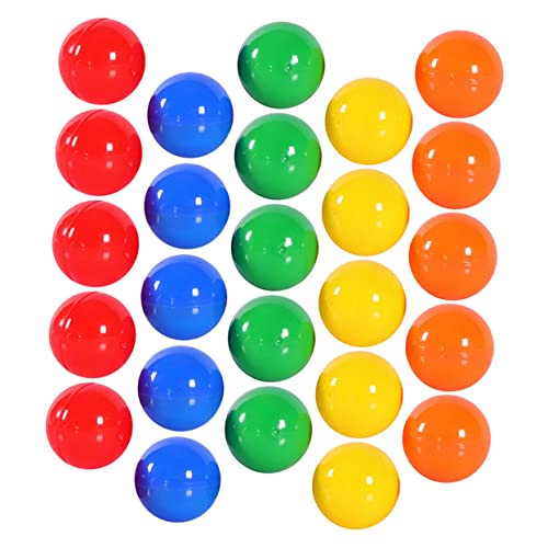 CAXUSD 50 Stück Lotteriekugel Lotto-Pong-Bälle Spielset für Kinder Kapseln Kugel Verlosung von Bällen Bälle für die Lotterie kann geöffnet Werden Tischtennis Glückskugel Plastik von CAXUSD