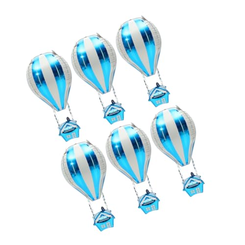 CAXUSD 6stücke Aluminium Folien-heißluftballon Deko Für Kindergeburtstag Inflatable Balloon Reise- Hängedekoration Für Und Feiern CAXUSD 6stücke Aluminium Folien-heißluftballon Deko Für Kindergeburtstag Inflatable Balloon Reise- Hängedekoration Für Und Feiern von CAXUSD
