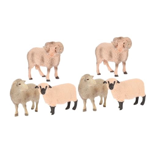 CAXUSD 6 Stück Langlebige Tiermodelle für Dekorative Tiere für Spiel und Raumgestaltung CAXUSD 6 Stück Langlebige Tiermodelle für Dekorative Tiere für Spiel und Raumgestaltung von CAXUSD