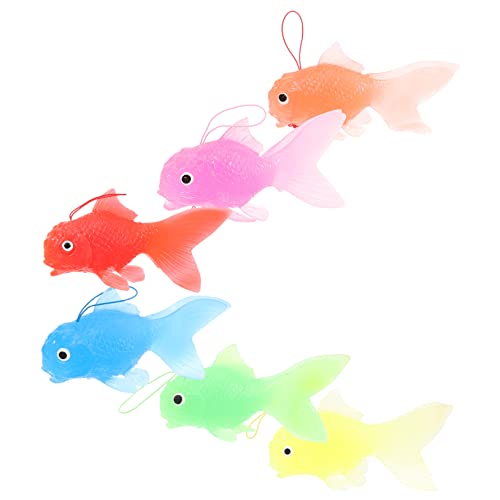 CAXUSD 6st Künstlicher -Figur Mikrolandschaften Fisch Spielzeug Tropische Fischfigur Miniatur- Groß Zierfisch Kieselgel Kind von CAXUSD