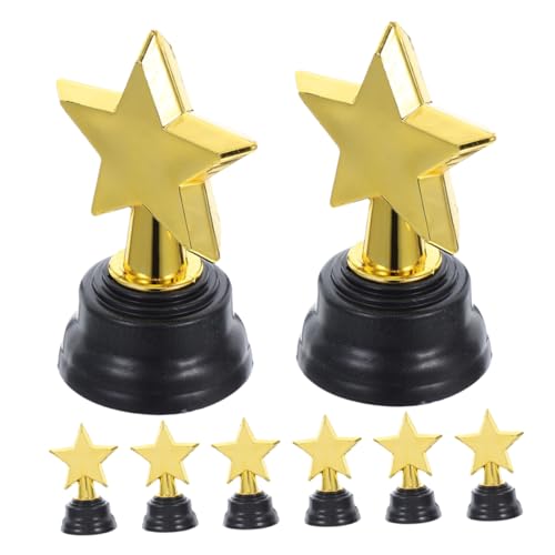 CAXUSD Mini-trophäen-Pokal-Set Plastiktrophäen Für Kinderwettbewerbe Geburtstagsdekorationen von CAXUSD