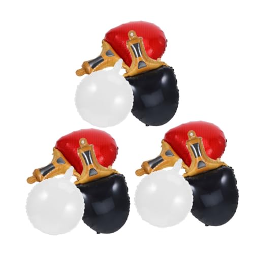 CAXUSD 9 Stück Teiliges Tischtennis Ballons Tischtennisball und Schlägerform Wiederverwendbar Langlebig Leicht Aufzublasen für Sportliche Partydekorationen Geburtstag Karneval Indoor CAXUSD 9 Stück Teiliges Tischtennis Ballons Tischtennisball und Schlägerform Wiederverwendbar Langlebig Leicht Aufzublasen für Sportliche Partydekorationen Geburtstag Karneval Indoor von CAXUSD