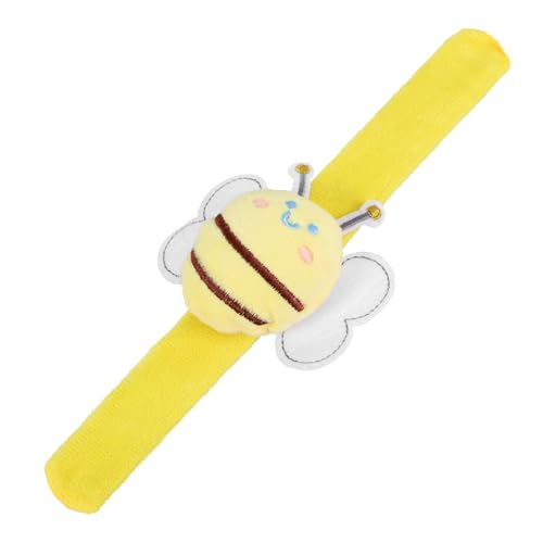 CAXUSD Bienenschnappkreis Giraffe Plüsch Cool Gadgets seltsam geburtstagsgeschenk Kinderparty Armband Tier-Slap-Band Animal-Slap-Armband Ferrolegierung Yellow von CAXUSD