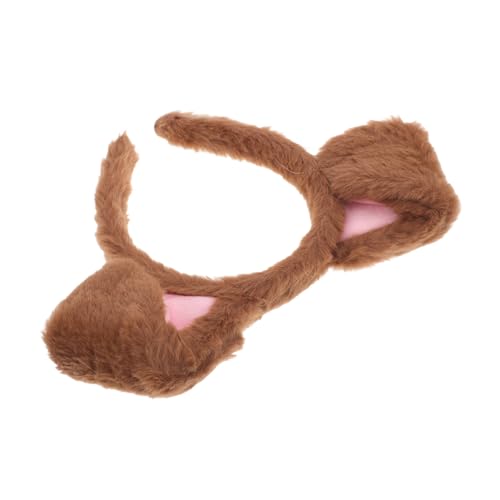 CAXUSD Cartoon Welpen Hundeohren Stirnband Leichtes Bequemes Kostümzubehör für Halloween Cosplay Party Einzigartiges Attraktives Design für Verspielte Looks von CAXUSD