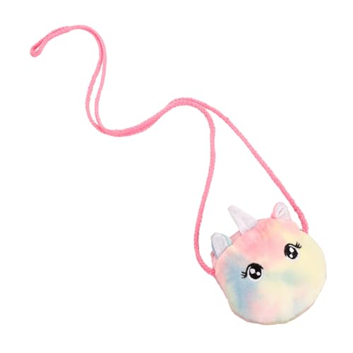 CAXUSD Einhorn Umhängetasche für Mädchen Verstellbarer Schultergurt Plüsch Crossbody Bag Kleine Handtasche Kompakt Leicht Tragbar Kreatives CAXUSD Einhorn Umhängetasche für Mädchen Verstellbarer Schultergurt Plüsch Crossbody Bag Kleine Handtasche Kompakt Leicht Tragbar Kreatives von CAXUSD