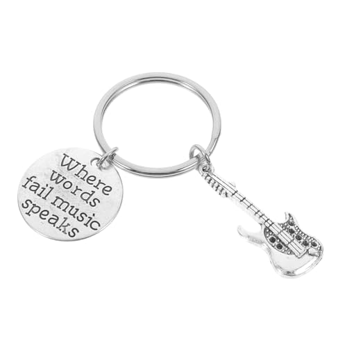 CAXUSD Gitarre Schlüsselanhänger Musikinstrument Schlüsselanhänger Schlüsselanhänger Tasche Dekoration CAXUSD Gitarre Schlüsselanhänger Musikinstrument Schlüsselanhänger Schlüsselanhänger Tasche Dekoration von CAXUSD