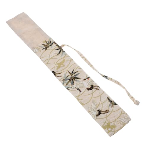 CAXUSD Handfächer Tasche Baumwoll Satin Fanbeutel Faltfächer Schutztasche für Schmuck Geschenkverpackung Hochzeit Weihnachten Party Geschenkbeutel Organizer von CAXUSD