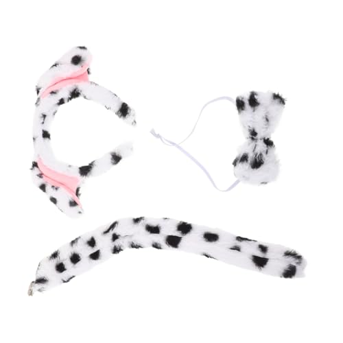 CAXUSD 1 Set Hundeohr-stirnband Fliege Set Cosplay-stirnband -zubehör Foto-requisiten Für Jungen Und Mädchen von CAXUSD
