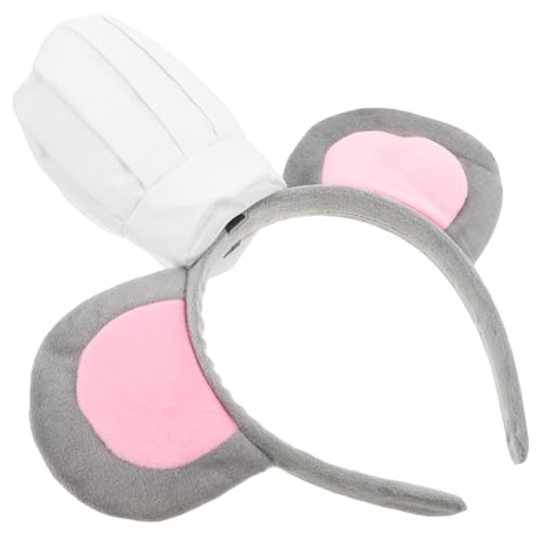 CAXUSD Halloween-stirnband Mit Mausohren Kochmützen-stil Bequemes Hut-stirnband Aus Grauem Material Für Jungen Und Mädchen CAXUSD Halloween-stirnband Mit Mausohren Kochmützen-stil Bequemes Hut-stirnband Aus Grauem Material Für Jungen Und Mädchen von CAXUSD