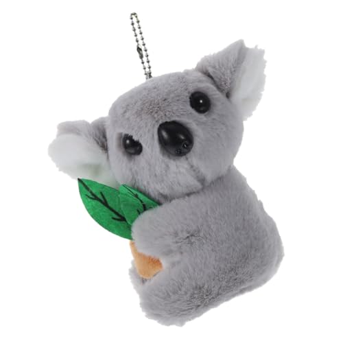 CAXUSD Koala Puppenanhänger Medaillon Plüsch Schlüsselanhänger Mini Rucksack Schlüsselanhänger Rucksack Schlüsselanhänger Koala Schlüsselanhänger Flauschige Hängende von CAXUSD