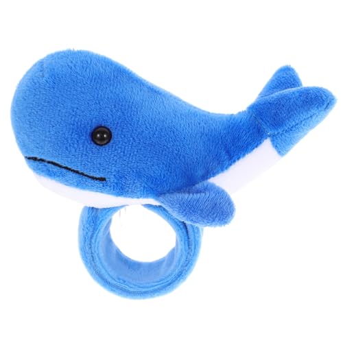 CAXUSD Kuscheliges Wal Slap Armband Plüsch Wal Deko Wiederverwendbares Tier Slap Wristband Party für Geburtstagsfeier Halloween Ostern von CAXUSD