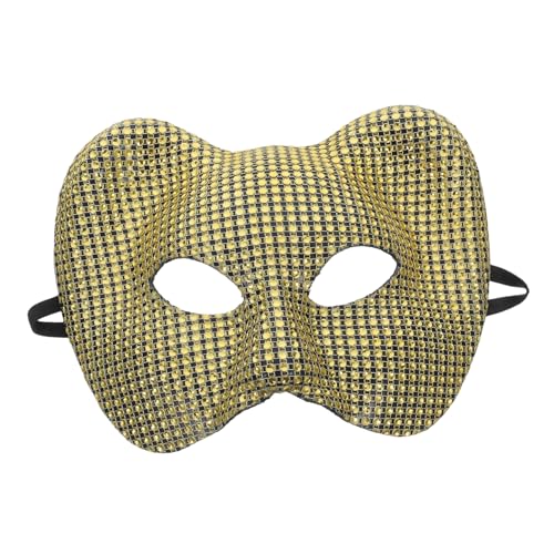 CAXUSD Leopardenmaske Maskerade Party-Zubehör Halbgesichtsmaske Tiermaske Bühnen-Requisite wiederverwendbare Kostümmaske von CAXUSD