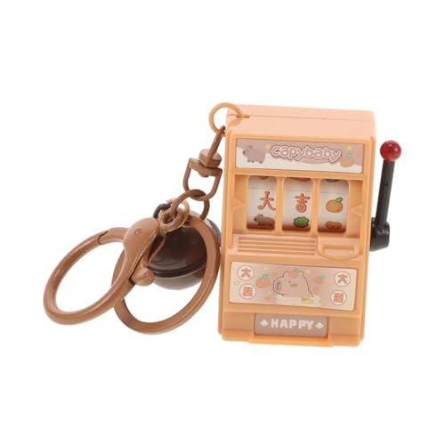 CAXUSD Mini Schlüsselanhänger Lustiger Glücksbringer mit Claw Machine Design für Kindergeburtstage und Abschlusspartys Tragbares Braun CAXUSD Mini Schlüsselanhänger Lustiger Glücksbringer mit Claw Machine Design für Kindergeburtstage und Abschlusspartys Tragbares Braun von CAXUSD