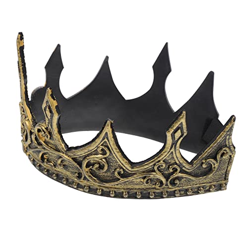 CAXUSD Mittelalterliche PU Krone Für änner 3D Weich Und Dekorativ Ideal Für Cosplay Und Festliche Anlässe Vielseitig Einsetzbar Als Krone Oder Kopfschmuck von CAXUSD