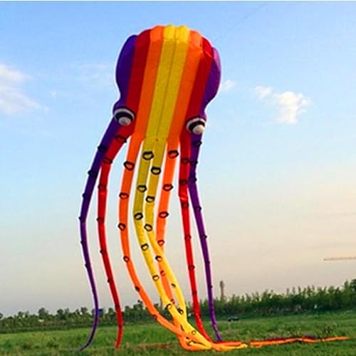 15m 23m 30m Riesendrachen Riesiger Drachen Oktopusdrachen Soft Power Drachen Nylon Wind Luft Aufblasbarer Drachen (Color : 30m-04) von CAYUND