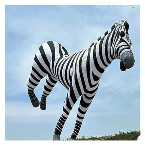 3,5 m Zebra-Drachen, weicher Drachen, Goldener Schwein-Drachen, Eiscreme-Drachen, großer Outdoor-Sport-Drachen (Color : A) von CAYUND