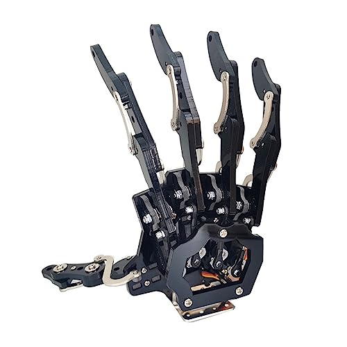 CAYUND Roboter 5 Dof Roboter-Handklaue, humanoider Roboter, bionische zusammengebaute mechanische Manipulatorklaue for UNO-Programmierroboter-DIY-Kit(Right Hand) von CAYUND