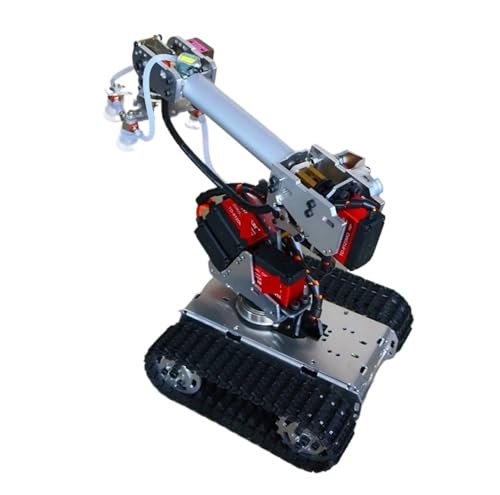 CAYUND Roboter 6-Achsen-Roboterarmrahmen mit Tank, 6 DOF mechanischer Arm, Industrierobotermodell, Nicht zusammengebauter Bausatz von CAYUND