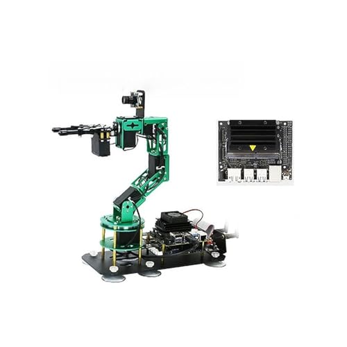 CAYUND Roboter AI Vision Roboterarm, 6-Achsen-Roboterarm, montiert mit ROS mit Mainboard for Rb Pi 4B/4G 4B/8G von CAYUND