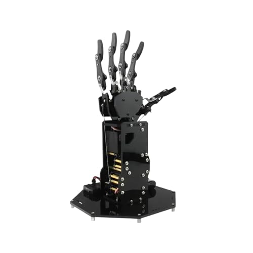 CAYUND Roboter Palm Mechanical Arm, Five Fingers Bionic Robot Hand with Control System for Robotics Teaching Training von CAYUND