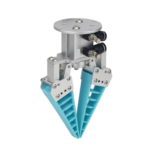 CAYUND Roboter Pneumatische Einzel-/Zwei-/DREI-Finger-Flexible Roboter-Klauenklemme, bionische Hand-Roboterhand-Obstsortier-Softklaue(B) von CAYUND