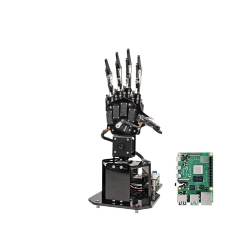 CAYUND Roboter STEM for AR-duino STM-32 Bionic Robot Palm Hand, Open-Source-Code 5-Hände-Lernset mit Griff/somatosensorischen Handschuhen(Rb Pi Set) von CAYUND