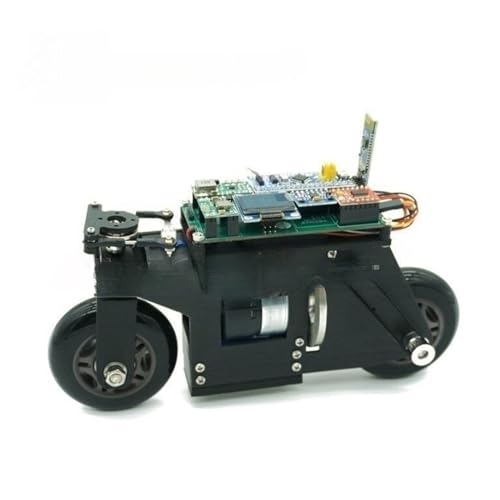 CAYUND Roboter Stm32 2WD Roboterauto, Laufrad Cubli Balance Motorrad 3D-Druck BT APP-Steuerung Roboterauto for STM32 Open Source(Black car Full Set) von CAYUND