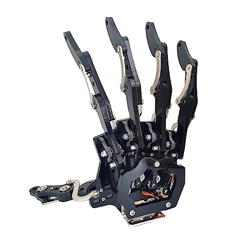 Roboter 5 Dof Roboter-Handklaue, humanoider Roboter, bionische zusammengebaute mechanische Manipulatorklaue for UNO-Programmierroboter-DIY-Kit (Color : Left and Right Hand, Size : 1PC) von CAYUND