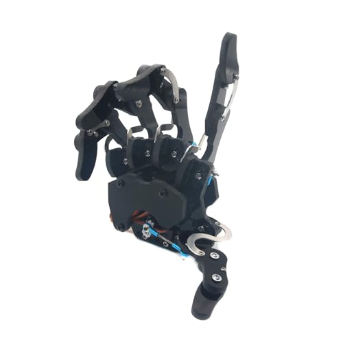 Roboter Roboterhand mit Servos, Fünf-Finger-Klemme, Klauengreifer, mechanischer Arm for den Zusammenbau for Heimwerker (Color : Right Hand) von CAYUND
