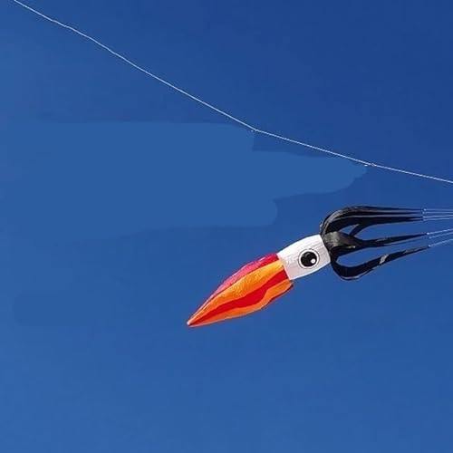 Squid Kite Line Wäscheanhänger Weicher aufblasbarer Showdrachen for Kite Festival 30D Ripstop-Nylongewebe (Color : Style-3, Size : Kite) von CAYUND