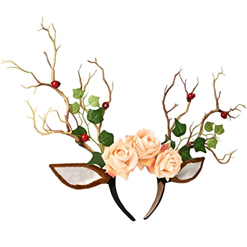 CAZSTYK Halloween-Blumen-Haarreif, Tag der Toten, Haarband, Kostüm, Rose, Blume, Halloween-Tiaras und Kronen, Maskerade CAZSTYK Halloween-Blumen-Haarreif, Tag der Toten, Haarband, Kostüm, Rose, Blume, Halloween-Tiaras und Kronen, Maskerade von CAZSTYK