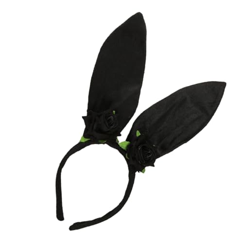 CAZSTYK Hasenohr-Blumen-Haarreif, Ostern, Cosplay, Kostüm, Hasen, Mädchen, Haarreif, Party, Kopfschmuck, Maskeraden, Requisiten für Damen, T-Shirt CAZSTYK Hasenohr-Blumen-Haarreif, Ostern, Cosplay, Kostüm, Hasen, Mädchen, Haarreif, Party, Kopfschmuck, Maskeraden, Requisiten für Damen, T-Shirt von CAZSTYK