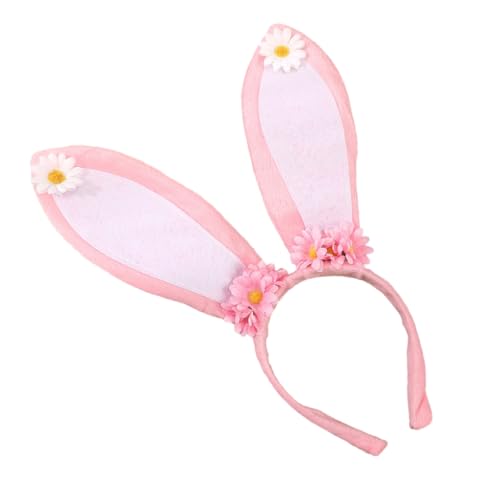 CAZSTYK Hasenohr-Blumen-Haarreif, Ostern, Cosplay, Kostüm, Hasen, Mädchen, Haarreif, Party, Kopfschmuck, Maskeraden, Requisiten für Damen, T-Shirt CAZSTYK Hasenohr-Blumen-Haarreif, Ostern, Cosplay, Kostüm, Hasen, Mädchen, Haarreif, Party, Kopfschmuck, Maskeraden, Requisiten für Damen, T-Shirt von CAZSTYK