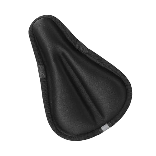 CAZSTYK Kinder-Fahrradsitzkissen, staubdichter Bezug, bequeme Memory-Foam-Polsterung, extra weiche Fahrradsattelunterlage für Jungen und Mädchen von CAZSTYK