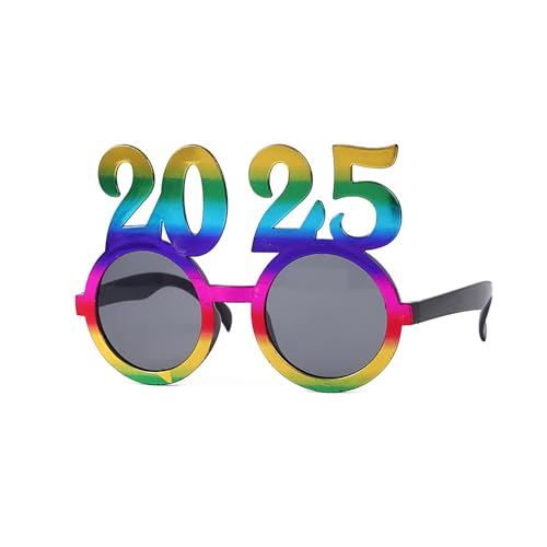CAZSTYK Leichte 2025 Neujahrsparty-Brille, Feiertage, Partys, Neuheit, Brillenrahmen, geeignet für jedermann CAZSTYK Leichte 2025 Neujahrsparty-Brille, Feiertage, Partys, Neuheit, Brillenrahmen, geeignet für jedermann von CAZSTYK