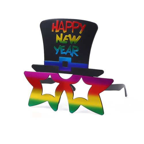 CAZSTYK Leichte 2025 Neujahrsparty-Brille, Feiertage, Partys, Neuheit, Brillenrahmen, geeignet für jedermann CAZSTYK Leichte 2025 Neujahrsparty-Brille, Feiertage, Partys, Neuheit, Brillenrahmen, geeignet für jedermann von CAZSTYK