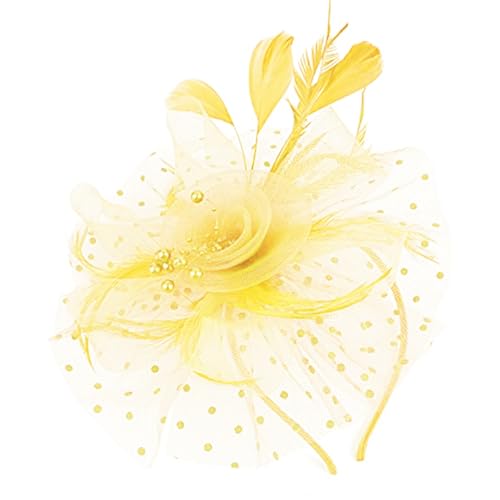 CAZSTYK Vintage-Stil, Netz-Hut mit gefiedertem Stirnband, Haarschmuck, Haarschmuck, Kopfbedeckung für Hochzeiten und Partys, Abendveranstaltungen CAZSTYK Vintage-Stil, Netz-Hut mit gefiedertem Stirnband, Haarschmuck, Haarschmuck, Kopfbedeckung für Hochzeiten und Partys, Abendveranstaltungen von CAZSTYK