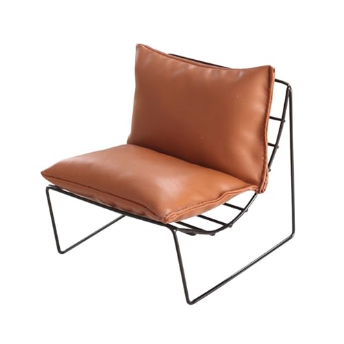 Miniatur-Sessel aus dunkelbrauner Legierung, für Puppenhäuser, Dekoration, Metall, Kinder, Sammlerstück, Möbel, Miniatur-Sofa, Stuhl für Puppenhäuser-Modelle von CAZSTYK