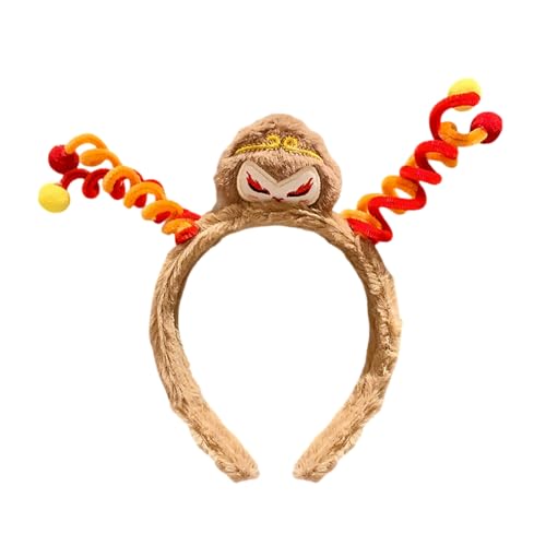 Monkeys King Stirnbänder Cartoon Cosplay Haarreifen Kinder Plüsch Kopfbedeckung für Partys und Alltag Einzigartige Anime Stirnbänder Monkeys King Stirnbänder Cartoon Cosplay Haarreifen Kinder Plüsch Kopfbedeckung für Partys und Alltag Einzigartige Anime Stirnbänder von CAZSTYK