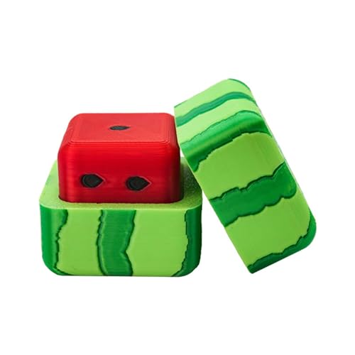 Sechsseitige Würfel, quadratisch, Wassermelonen-Tischspiel, runde Ecken, Rollenspiel, Brettspiel, Zubehör, Ornament, Mehrzweck-Tischplatte von CAZSTYK