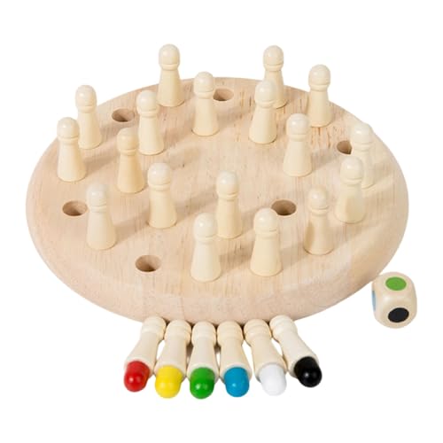 Wooden Memory Cognitive Development Toy for Kids - Family Board Game & Color Recognition Training Ages 3+ Family Bonding Board Game Wooden Memory Cognitive Development Toy for Kids - Family Board Game & Color Recognition Training Ages 3+ Family Bonding Board Game von CAZSTYK