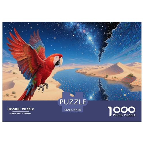 Ara Puzzle 1000 Teile Schwer Puzzle Spielzeug Pädagogisches Spiel Impossible Herausforderungsspielzeug Für Erwachsene Und Kinder Ab 14 Jahren 1000pcs (75x50cm) von CBCoin