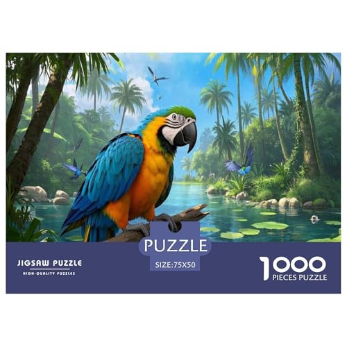 Ara Puzzles 1000 Teile Schwer Puzzle Spielzeug Lernspiel Impossible Herausforderung Spielzeug Für Erwachsene Kinder 1000pcs (75x50cm) von CBCoin