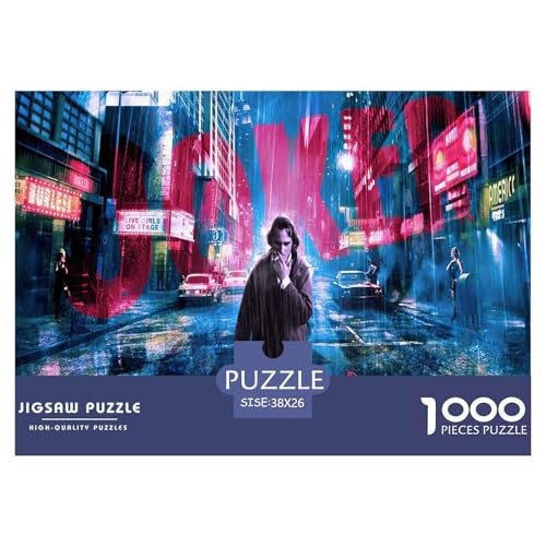 Arthur Fleck Puzzle 1000-teilige Schwer Puzzle Spielzeug Lernspiel Impossible Scherzkeks Herausforderung Spielzeug Für Erwachsene Und Kinder Ab 12 Jahren 38x26cm/1000pcs Arthur Fleck Puzzle 1000-teilige Schwer Puzzle Spielzeug Lernspiel Impossible Scherzkeks Herausforderung Spielzeug Für Erwachsene Und Kinder Ab 12 Jahren 38x26cm/1000pcs von CBCoin