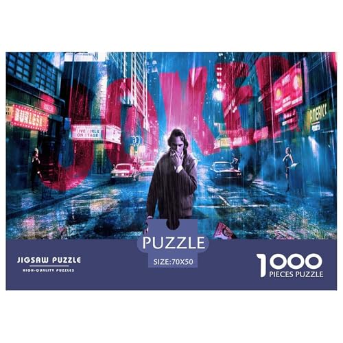 Arthur Fleck Puzzles 1000 Teile Schwer Puzzle Spielzeug Pädagogisches Spiel Impossible Scherzbold Herausforderung Spielzeug Für Erwachsene Und Kinder in Bewährter 70x50cm/1000pcs Arthur Fleck Puzzles 1000 Teile Schwer Puzzle Spielzeug Pädagogisches Spiel Impossible Scherzbold Herausforderung Spielzeug Für Erwachsene Und Kinder in Bewährter 70x50cm/1000pcs von CBCoin