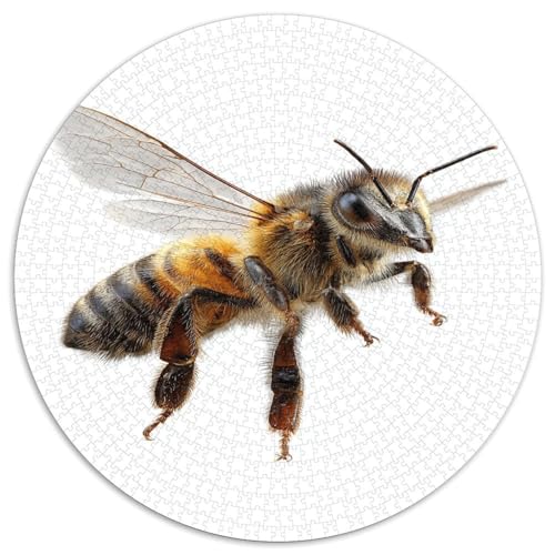 Biene Puzzles 1000 Teile Schwer Puzzle Spielzeug Lernspiel Impossible Buzz Bug Herausforderungsspielzeug Für Erwachsene Und Kinder Ab 14 Jahren 1000pcs (67.5x67.5cm) von CBCoin